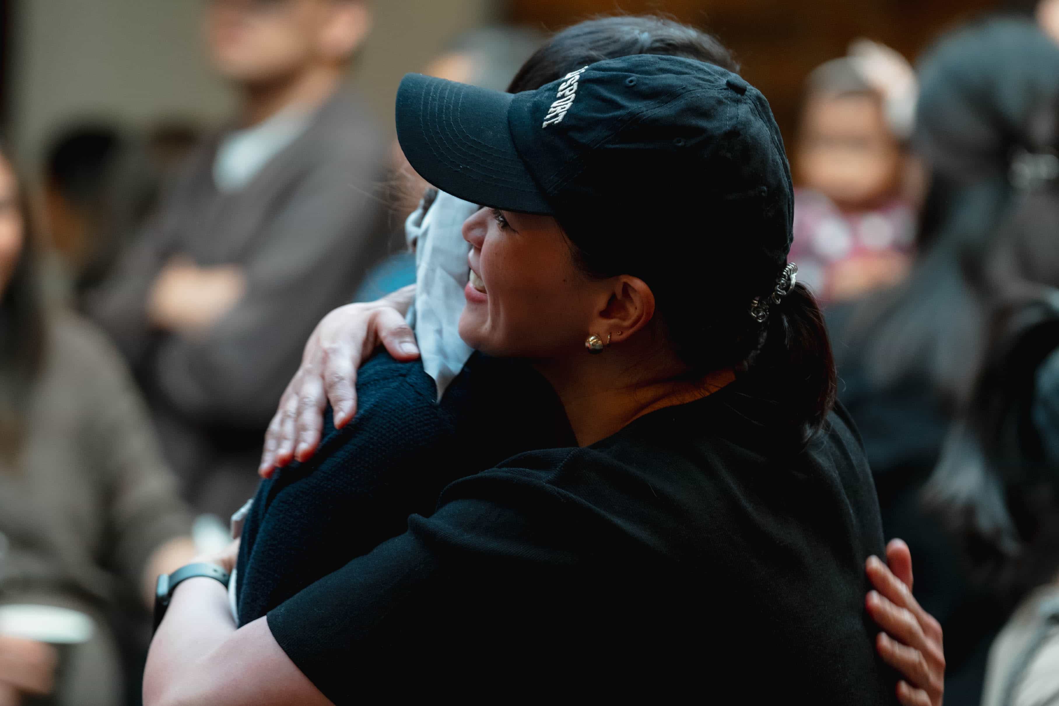 People connecting at Life Community Church - Connect page hero background