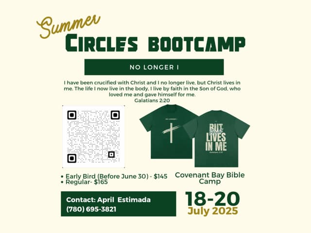 Circles Bootcamp: No Longer I
